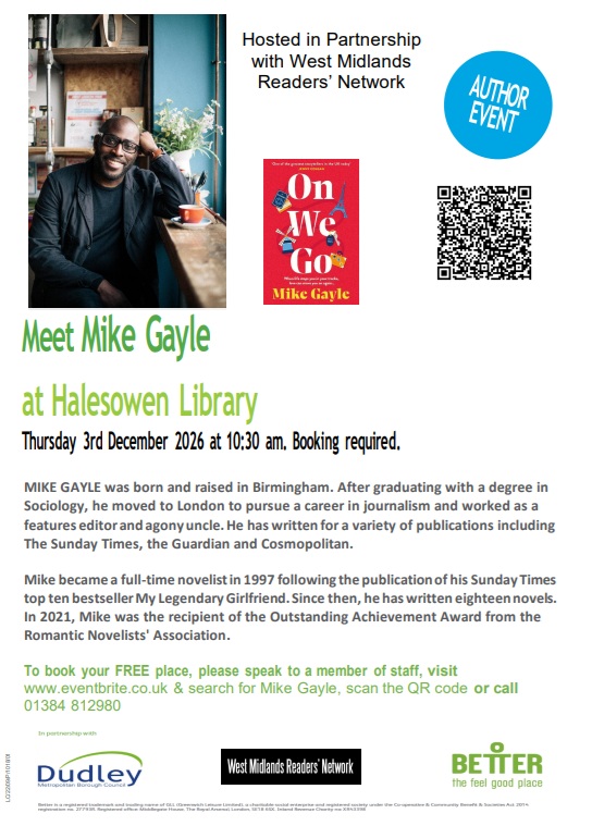 Halesowen Library - Author Visit: Mike Gayle
